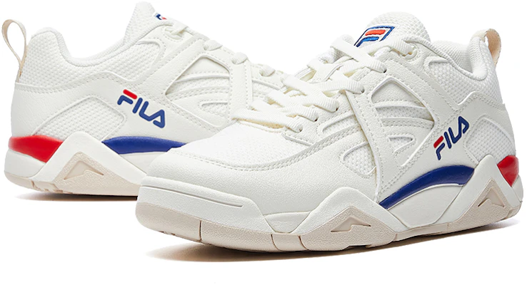 (W) FILA Cage Knit Low Wit/Blauw/Rood F12W021214FGA Shop (W) FILA Cage Knit Low Wit/Blauw/Rood F12W021214FGA
