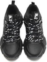 Lookbook FILA斐樂 Cage Mid Mixe 防滑耐磨 中幫 老爹鞋 女款 黑色 美版