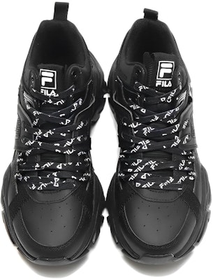 (W) FILA Cage Mid 'Hitam Campuran' 5RM01753_001 Lookbook (W) FILA Cage Mid 'Hitam Campuran' 5RM01753_001