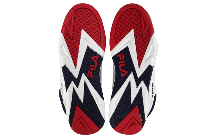 Shop (W) FILA 笼系列运动鞋 白色/黑色/红色 FS1HTB3171X_WNR