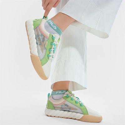 (W) FILA Campo '凡尔赛白绿' F12W423209FGO Cheap (W) FILA Campo '凡尔赛白绿' F12W423209FGO