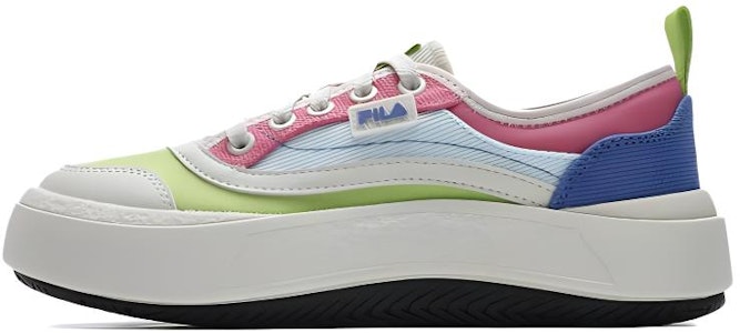 FILA斐樂 摩登 輕便舒適 防滑耐磨 低幫 帆布鞋 女款 綠藍 Buy FILA斐樂 摩登 輕便舒適 防滑耐磨 低幫 帆布鞋 女款 綠藍