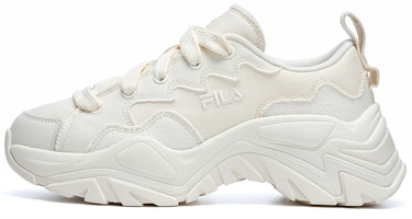 (Women) FILA Canvas Low 'Milk White' F12W321304FGD (Women) FILA Canvas Low 'Milk White' F12W321304FGD