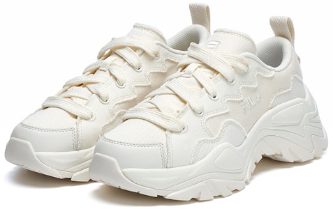(W) FILA Canvas Low 'Putih Susu' F12W321304FGD Order (W) FILA Canvas Low 'Putih Susu' F12W321304FGD