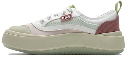 (Women) FILA Canvas Low 'Pink Green' F12W421305FCS (Women) FILA Canvas Low 'Pink Green' F12W421305FCS