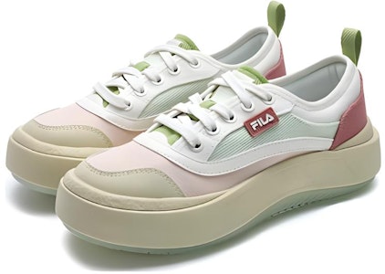 (W) FILA Kanvas Rendah 'Pink Hijau' F12W421305FCS Order (W) FILA Kanvas Rendah 'Pink Hijau' F12W421305FCS