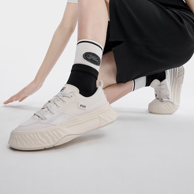 (W) FILA FOSSO2023 'Putih' F12W322301FWA Cheap (W) FILA FOSSO2023 'Putih' F12W322301FWA