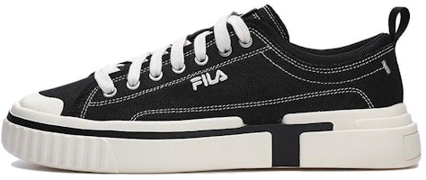 (Women) FILA Canvas Low Skate Shoes 'Black White' F12M322305FBK (Women) FILA Canvas Low Skate Shoes 'Black White' F12M322305FBK