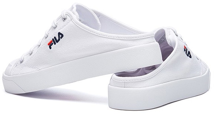(W) Kasut Kanvas FILA Putih F12W024421FWT Shop (W) Kasut Kanvas FILA Putih F12W024421FWT