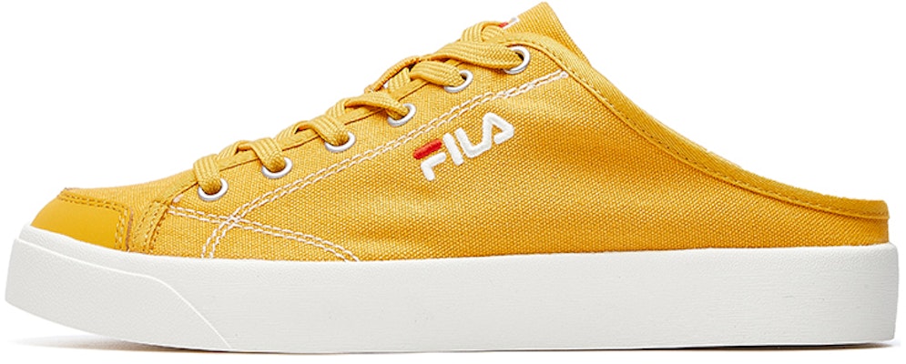 (Women) FILA CLASSIC KICKS MULE canvas shoes Yellow F12W024421FGG Buy (Women) FILA CLASSIC KICKS MULE canvas shoes Yellow F12W024421FGG