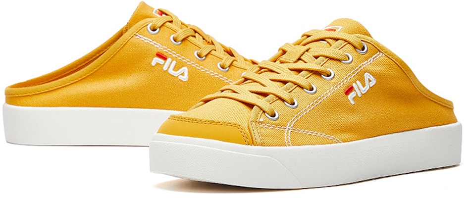 (Women) FILA CLASSIC KICKS MULE canvas shoes Yellow F12W024421FGG Shop (Women) FILA CLASSIC KICKS MULE canvas shoes Yellow F12W024421FGG