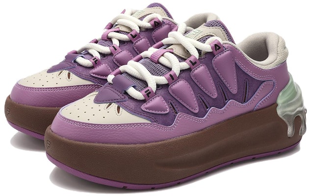 (W) 斐乐 Carrot 运动鞋 '紫褐色' F12W411201FPA Order (W) 斐乐 Carrot 运动鞋 '紫褐色' F12W411201FPA