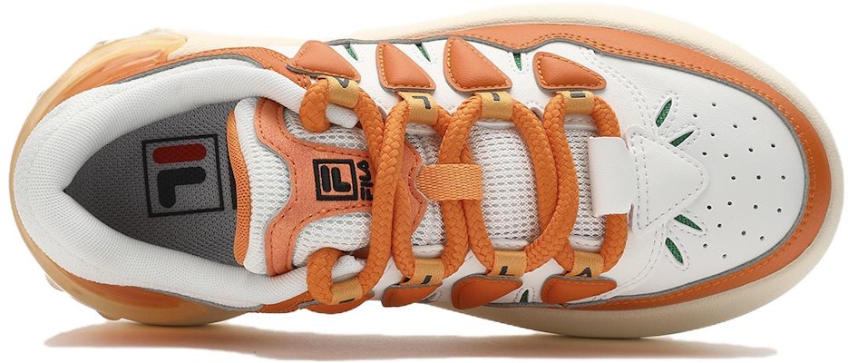 FILA斐樂 Carrot 百搭休閒 輕鬆舒適 減震耐磨防滑 低筒 板鞋 女款 橙白 Lookbook FILA斐樂 Carrot 百搭休閒 輕鬆舒適 減震耐磨防滑 低筒 板鞋 女款 橙白