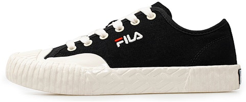 (Women) FILA Carve Canva Shoes Black T12W024404FBK (Women) FILA Carve Canva Shoes Black T12W024404FBK
