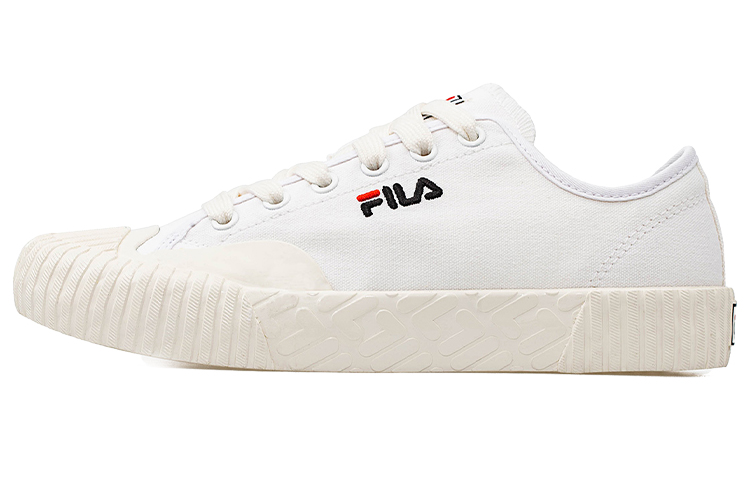 (Women) FILA Carve Canva Shoes White T12W024404FWT