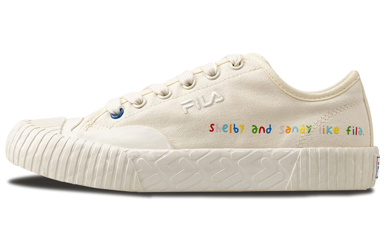 (Women) FILA Carve Flattie Shoes White T12W034402FBB