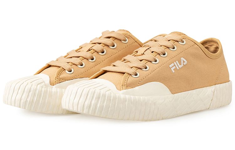 Order Fila Fusion 斐樂潮牌 Carve 潮流百搭餅乾板鞋 女款 羊皮黃