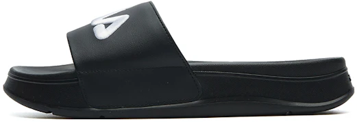 (Women) FILA Casual Beach Black Slippers F12W124623FBK (Women) FILA Casual Beach Black Slippers F12W124623FBK