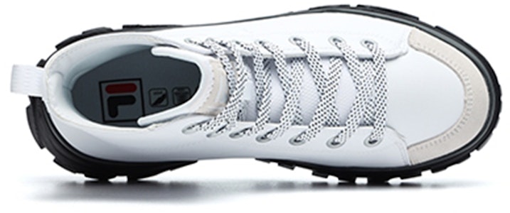 (W) FILAカジュアルハイカット (ホワイト/ブラック) F12W144403FWT Lookbook (W) FILAカジュアルハイカット (ホワイト/ブラック) F12W144403FWT