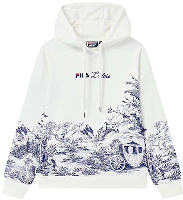 (W) FILA 休閒連帽衫 Logo素描印花 - 秋季系列 F11W238202F-ZA Order (W) FILA 休閒連帽衫 Logo素描印花 - 秋季系列 F11W238202F-ZA
