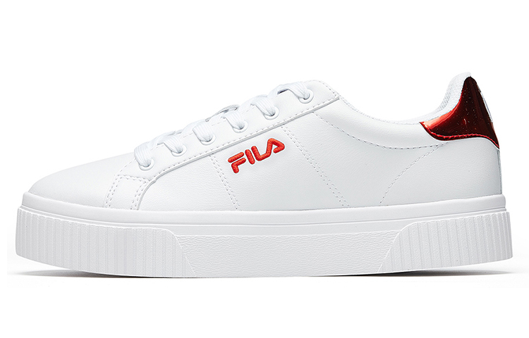 Buy (Women) FILA Casual Skateboarding Shoes White Red F52W024310FRD