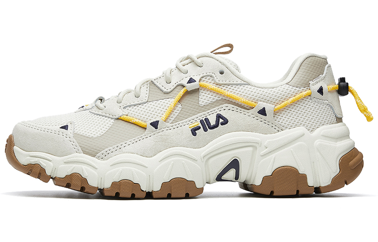 (Women) FILA Cat Claw Sports Casual Shoes 'Gray White Yellow' F12W034129FTS