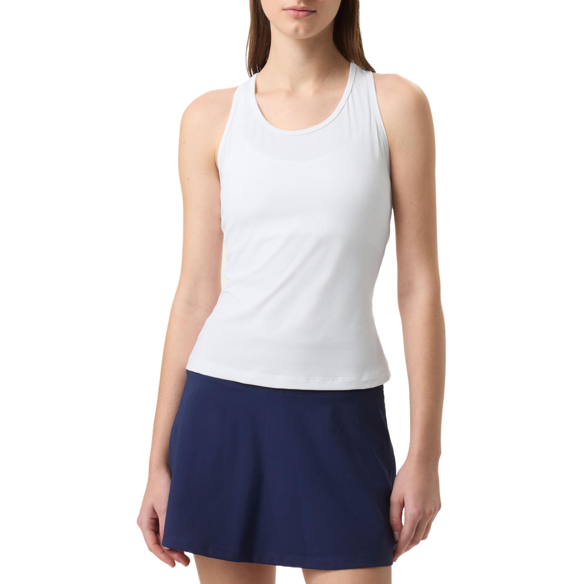 (Women) FILA Challenger Mesh Tank Lightweight Sports Vest White TW511128-100
