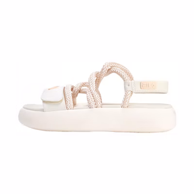 (W) FILA CHURRO Sandals 'White Pink'