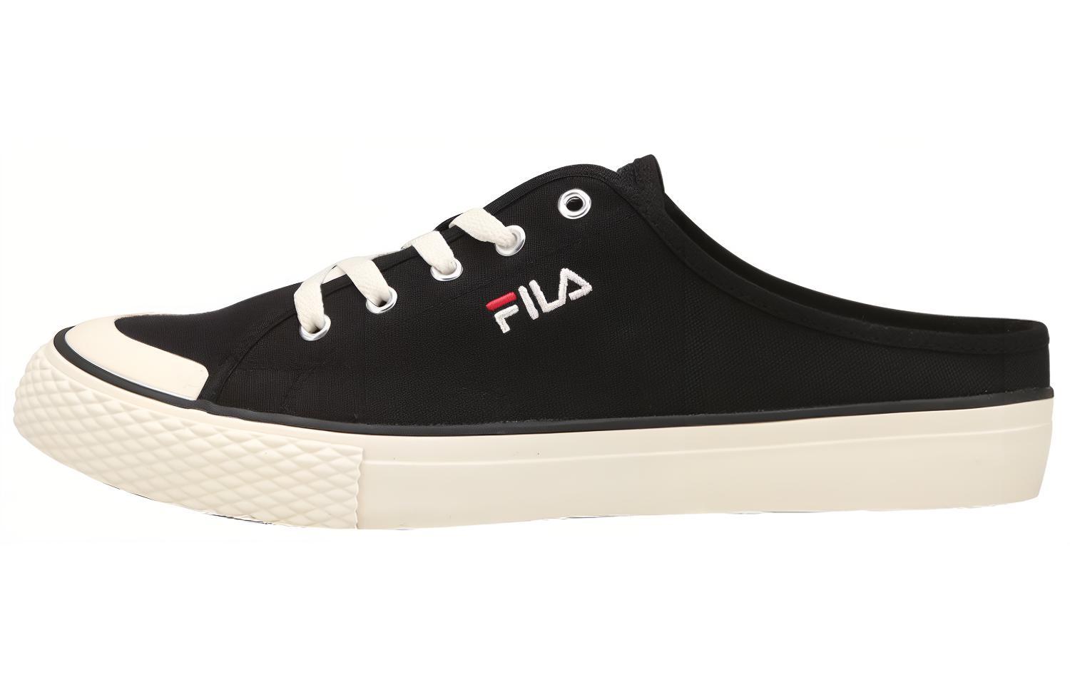 (Women) FILA Classic Kicks CasualLazy Shoes Black/White 1XM00973_112
