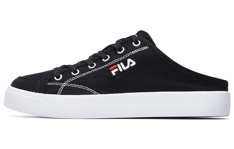 (Women) FILA CLASSIC KICKS MULE canvas shoes black F12W024421FBK