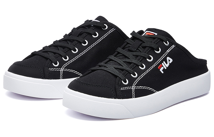 Lookbook (W) FILA CLASSIC KICKS MULE zapatillas de lona negras F12W024421FBK