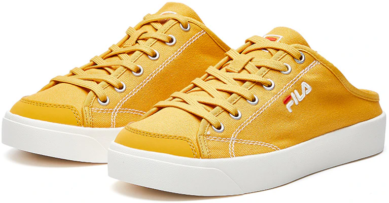 (W) FILA CLASSIC KICKS MULE Scarpe in Tela Gialle F12W024421FGG Shop (W) FILA CLASSIC KICKS MULE Scarpe in Tela Gialle F12W024421FGG