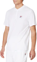 (Women) FILA Classic White Tennis Shirt TM31D336-100 (Women) FILA Classic White Tennis Shirt TM31D336-100