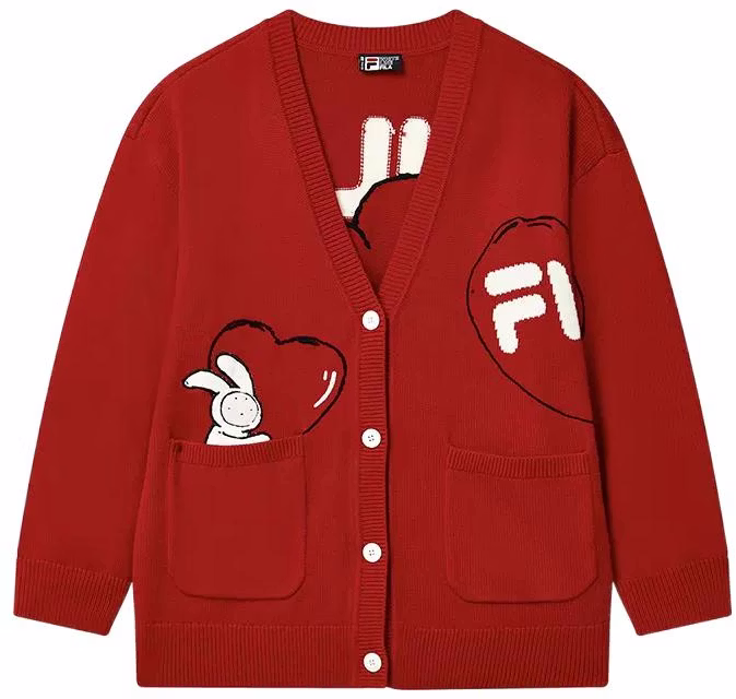 women-fila-cny-notable-rabbit-knit-v-neck-cardigan-legendary-red-f11-w319405-f-rd