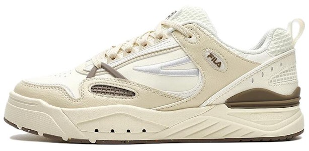 (W) 휠라 슬램 22 스케이트 슈즈 '화이트 베이지 브라운' F12W341208FPB Buy (W) 휠라 슬램 22 스케이트 슈즈 '화이트 베이지 브라운' F12W341208FPB