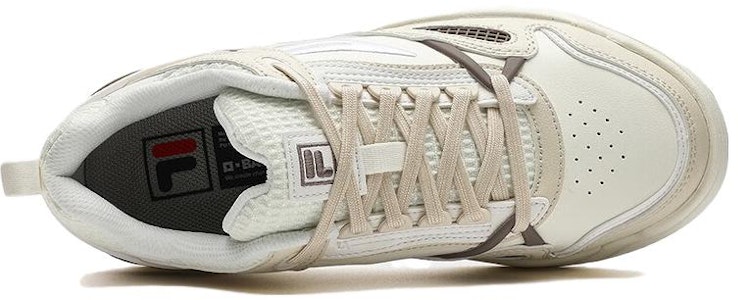 (W) 휠라 슬램 22 스케이트 슈즈 '화이트 베이지 브라운' F12W341208FPB Lookbook (W) 휠라 슬램 22 스케이트 슈즈 '화이트 베이지 브라운' F12W341208FPB