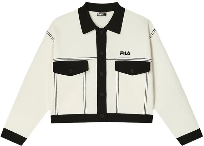 women-fila-contrast-collar-knit-casual-jacket-white-jade-rabbit-f11-w418406-f-iv