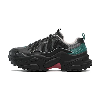 (W) FILA Core CELLA Shoes 'Black Green'