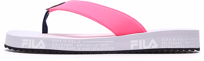 (Women) FILA CORE FASHION Slippers 'Pink White' F12W226508FUA (Women) FILA CORE FASHION Slippers 'Pink White' F12W226508FUA