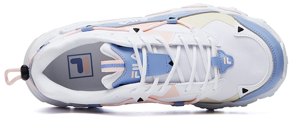 (W) FILA Sepatu Olahraga Low Tops Putih Biru Pink F12W114111FFL Lookbook (W) FILA Sepatu Olahraga Low Tops Putih Biru Pink F12W114111FFL