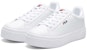 (W) FILA Court Deluxe Low-Kasut Kasual Putih T12W024301FWT
