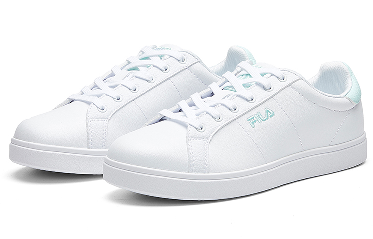 Lookbook (W) FILA Court Deluxe Lage Sneakers Wit/Groen T12W014302FWF
