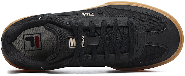 (W) FILA Court Deluxe Low 'Negro' F12W242204FBK Lookbook (W) FILA Court Deluxe Low 'Negro' F12W242204FBK