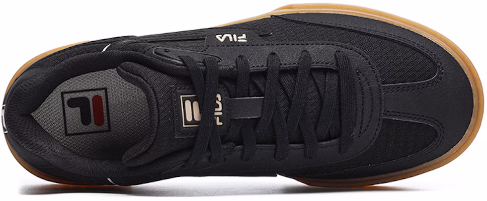 (W) FILA Court Deluxe Low 'Hitam' F12W242204FBK Lookbook (W) FILA Court Deluxe Low 'Hitam' F12W242204FBK