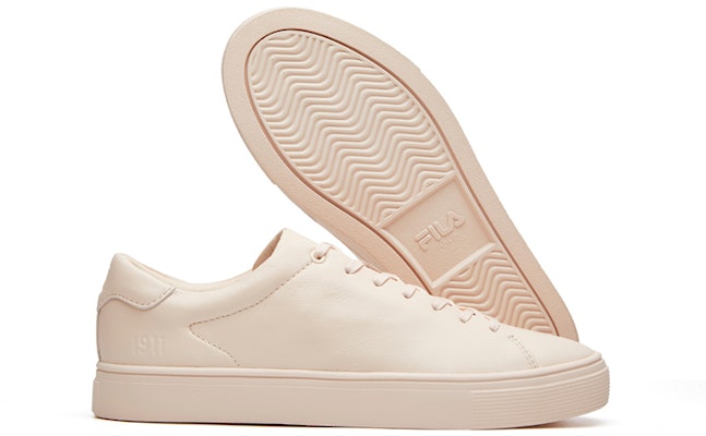 (Women) FILA Court Deluxe Low 'Light Soft Pink' F12W044325FSP Details for (Women) FILA Court Deluxe Low 'Light Soft Pink' F12W044325FSP