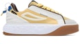 Order (W) FILA Court Deluxe Low 'Putih Coklat Kuning' F12W323201FYA