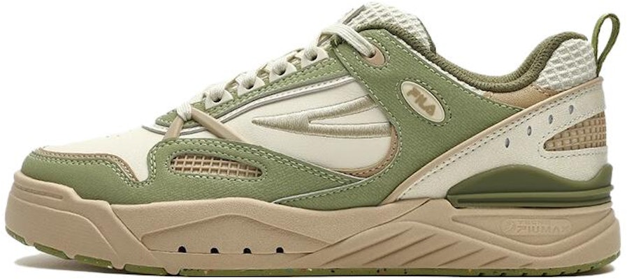 (Women) FILA SLAM 22 Skate Shoes 'White Green Brown' F12W341208FWB Buy (Women) FILA SLAM 22 Skate Shoes 'White Green Brown' F12W341208FWB