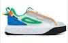 Order (W) FILA Court Deluxe Low 'Putih Hijau Biru' F12W323201FWL