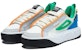 (W) FILA Court Deluxe Low 'Putih Hijau Biru' F12W323201FWL