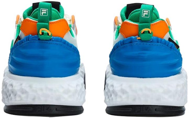 (W) 휠라 코트 디럭스 로우 '화이트 그린 블루' F12W323201FWL Shop (W) 휠라 코트 디럭스 로우 '화이트 그린 블루' F12W323201FWL